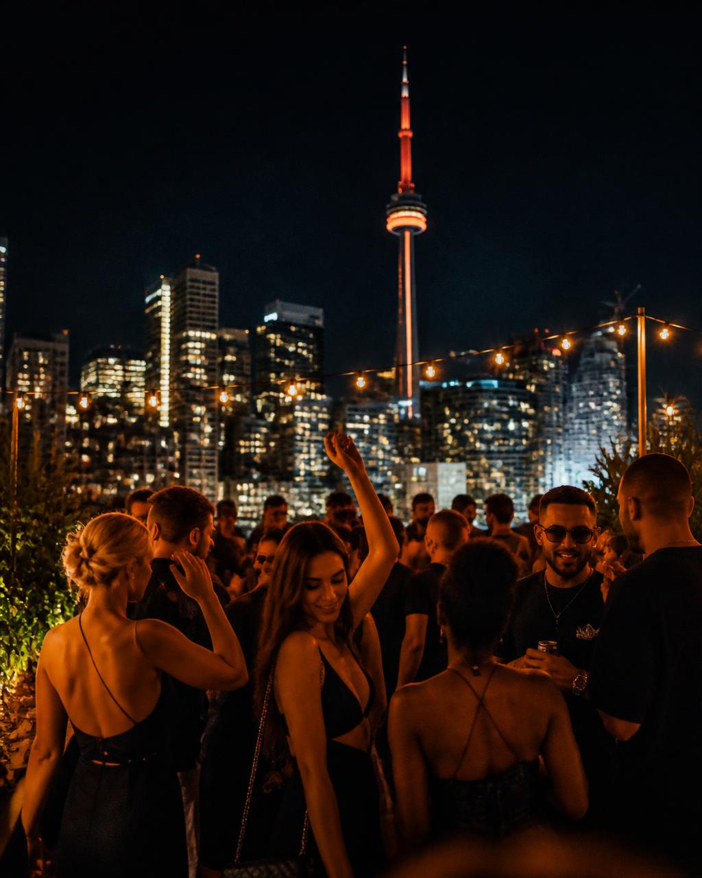 Skyline Rooftop Party event poster